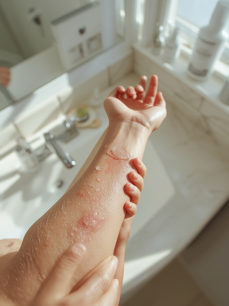 itch relief in action