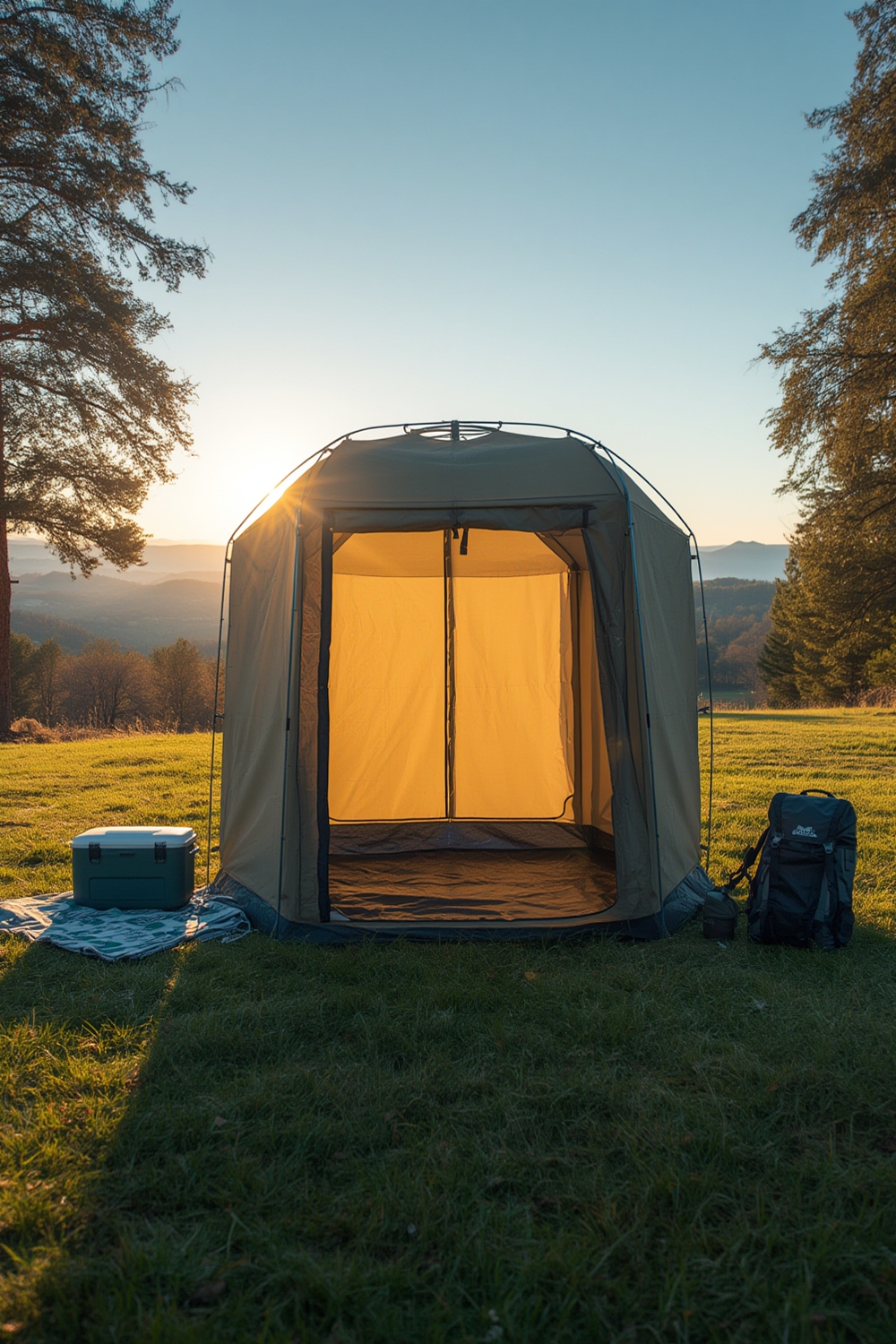 privacy tent product view