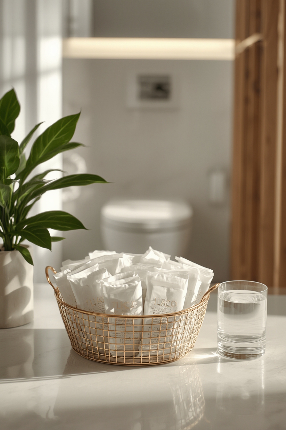 flushable wipes product view