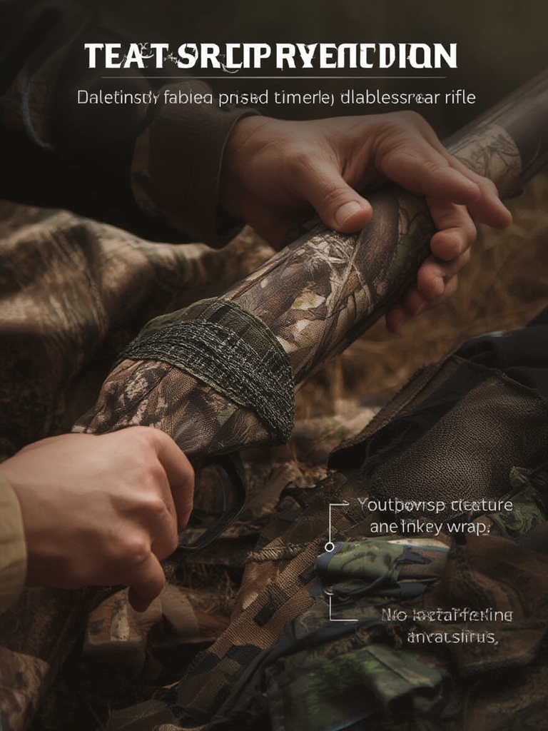 camouflage wrap in action